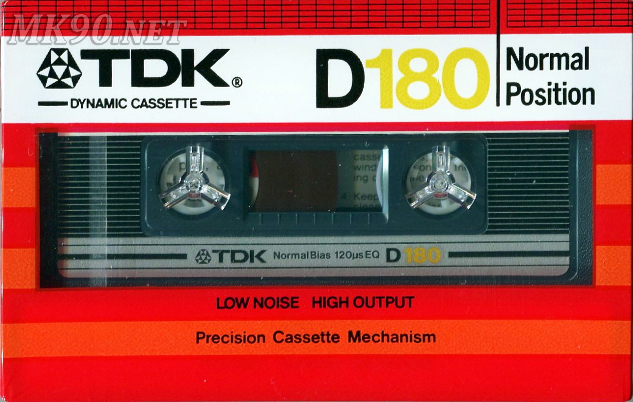 TDK D 180 US Eu 1982
