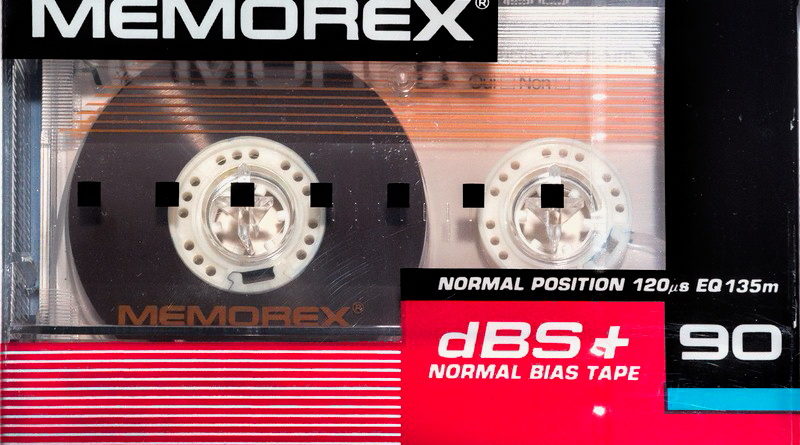 Аудиокассета Memorex DBS+ 90 1989-90 Eu