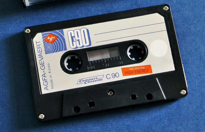 "Малошумящая" аудиокассета Agfa 1976 года