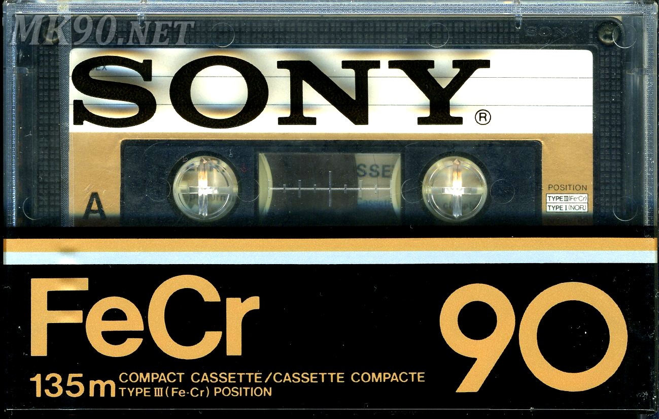 Аудиокассета Sony FeCr 90 Type III