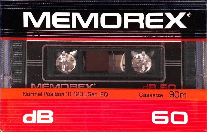 Аудиокассета Memorex DB 60 1983-86 Eu