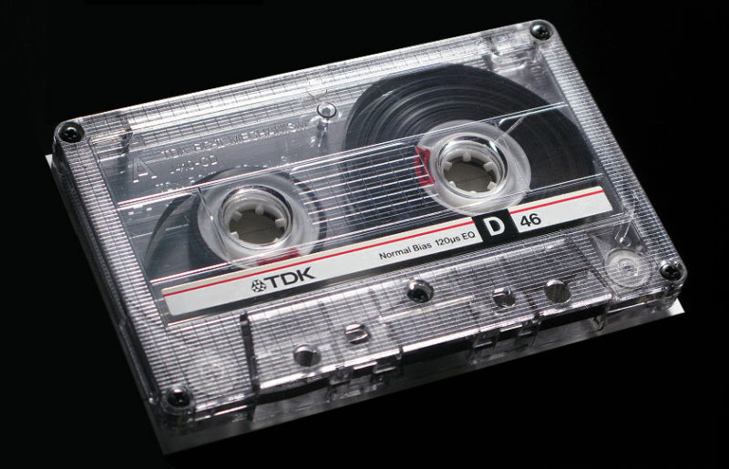 Аудиокассета TDK D 46 1987 года