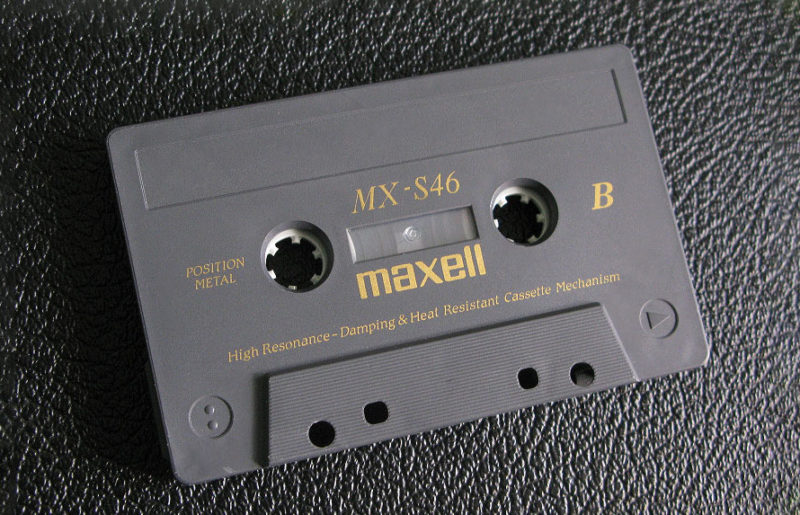 Впечатляющая Maxell MX-S 46 выпущенная на закате эпохи аудиокассет